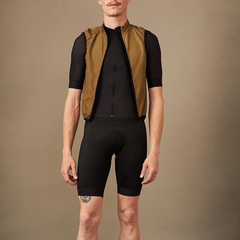 Waterproof Windproof Cycling Vest with Breathable Mesh Back - Image 2