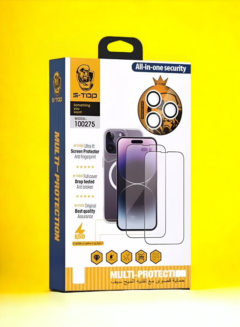S-TOP The original integrated protection package from S-Top iPhone 14 (10in1) - Image 1