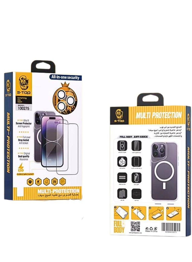 S-TOP The original integrated protection package from S-Top iPhone 14 (10in1) - Image 4