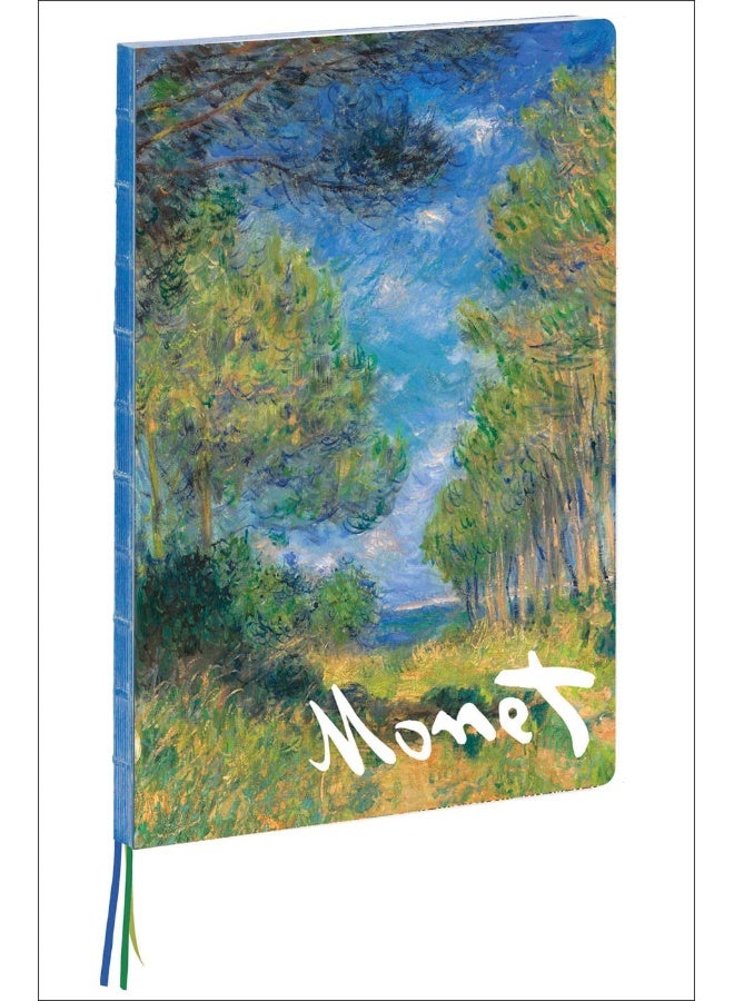 Pine Tree Path, Claude Monet A4 Notebook  - Image 1