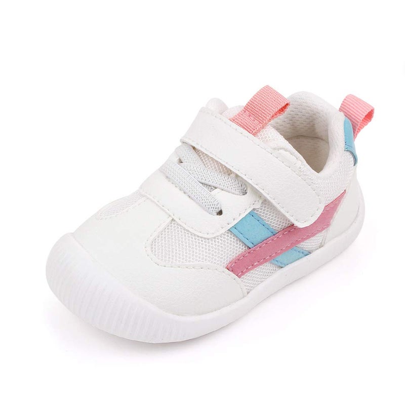 MK MATT KEELY MK MATT KEELY Baby Boys Girls Walking Infant Shoes Cute Cartoon Sneakers NonSlip First Walkers Sneakers Toddler ShoesBlue Pink 1215 Months 