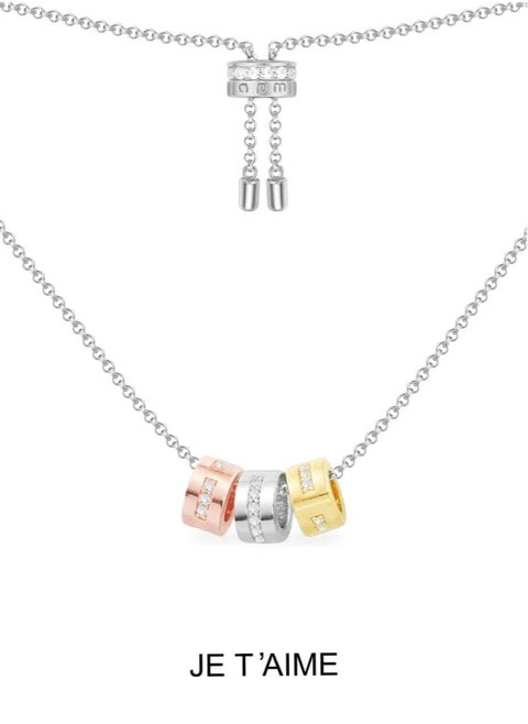 APM Morse Code Adjustable Necklace for Women TC6350XTRH