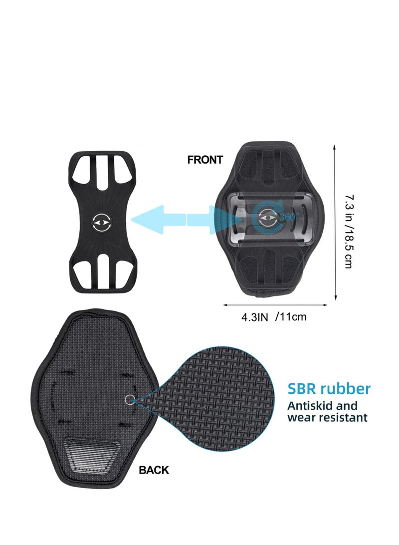 Excefore Outdoor backpack strap clip for phone, Detachable Convenient mobile Smartphone Holder for Shoulder Strap for Hiking, Alpinism, Climbing, Traveling - Image 3