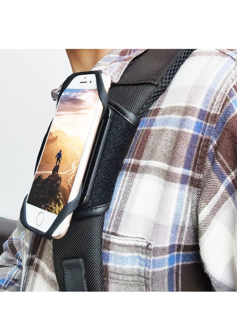 Excefore Outdoor backpack strap clip for phone, Detachable Convenient mobile Smartphone Holder for Shoulder Strap for Hiking, Alpinism, Climbing, Traveling - Image 4