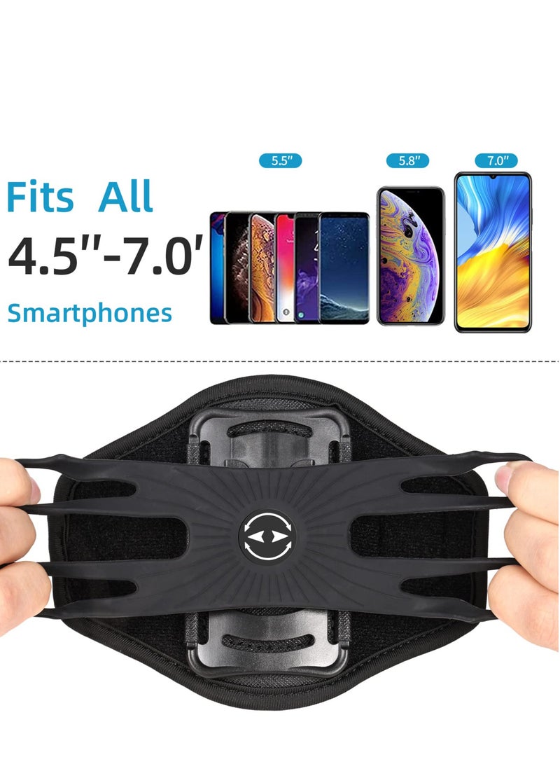 Excefore Outdoor backpack strap clip for phone, Detachable Convenient mobile Smartphone Holder for Shoulder Strap for Hiking, Alpinism, Climbing, Traveling - Image 2