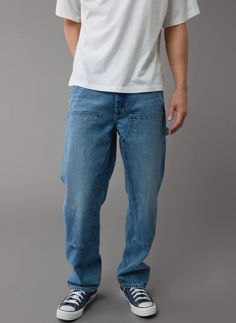 American Eagle Rinse Wash Stright Fit Jeans