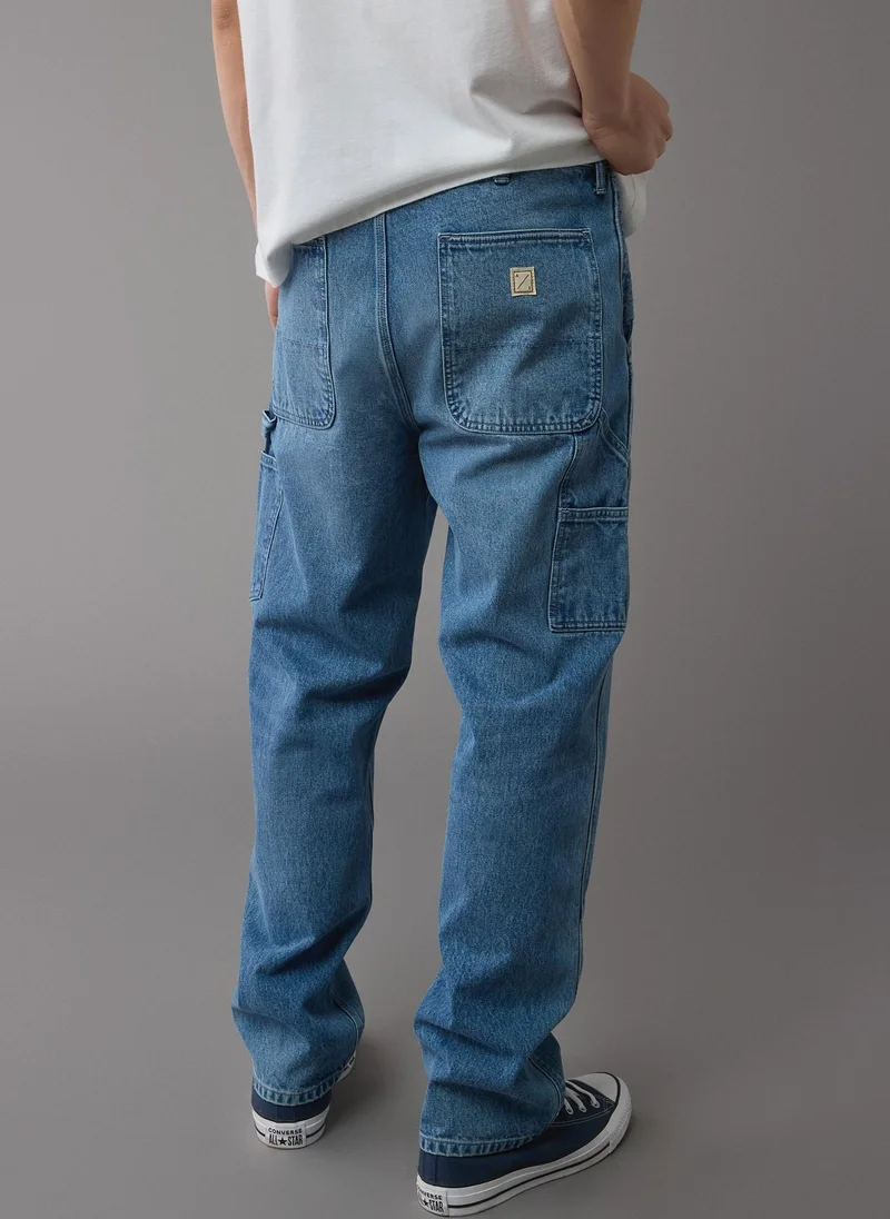 American Eagle Rinse Wash Stright Fit Jeans