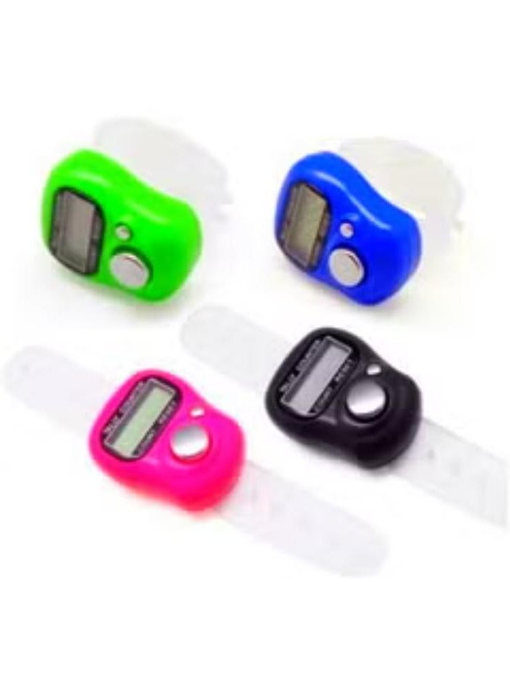 10-Piece Digital Electronic Finger Tally Counter Multicolour - Image 2