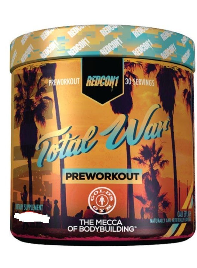 Redcon1 Total War 30 Servings Cali Splash Flavor 468g