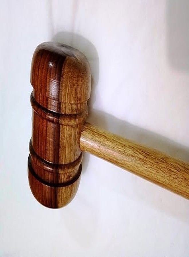 Grès GRS Sports Cricket Bat Wooden Hammer Mallet | Knocking to Improve Bat - | Double Sided - Image 2