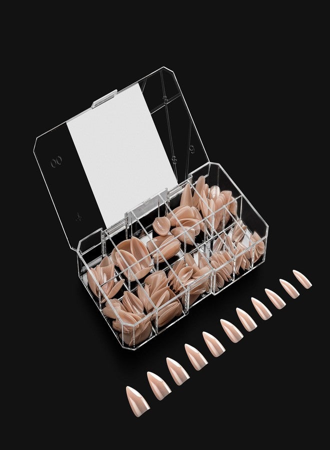 APRÉS Apres Neutrals Gel-X Alex Box Of Nail Tips, 11 Sizes 00-9, Soft Gel Nail Tip Box, Nail Extensions (150pcs) (Natural Stiletto Medium, 150pcs) - Image 2