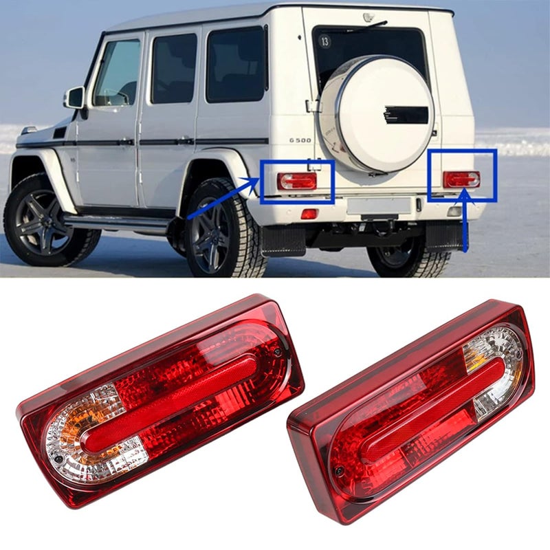 MUNIK Rear Tail Light L Kit Suitable for MercedesBenz GClass W463 20032018 G350 G500 G55 AMG G550 G63 AMG Replacement 46382019644638202064