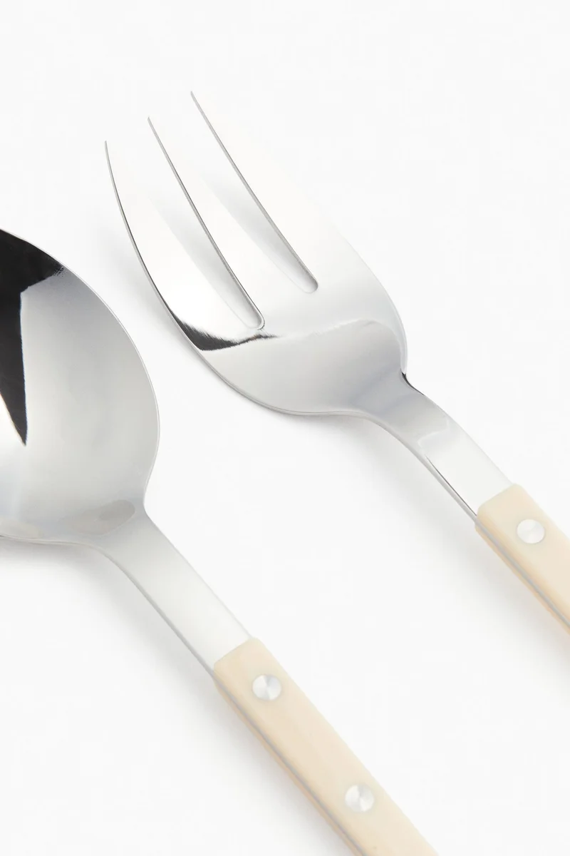 H&M Stainless steel salad servers