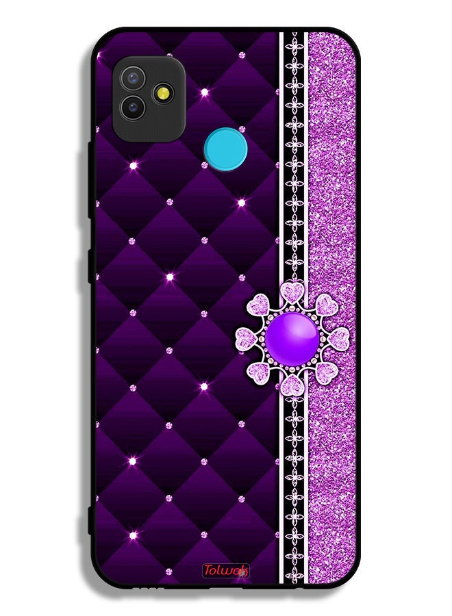 Tolwak Tecno Pop 5 Protective Case Cover Glitter Hearts - Image 2
