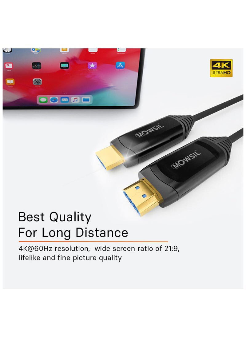 موسل - موسيل كيبل 4K أي او سي اتش دي ام أي 60 هرتز 2.0 مقاس 100 متر - Image 1