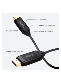 موسل موسيل كيبل 4K أي او سي اتش دي ام أي 60 هرتز 2.0 مقاس 100 متر  - Image 4