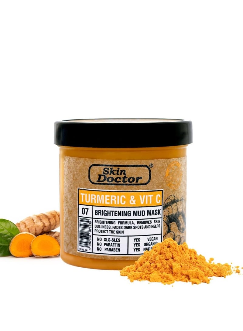 Skin Doctor Turmeric & Vitamin C Brightening Mud Mask - Image 1