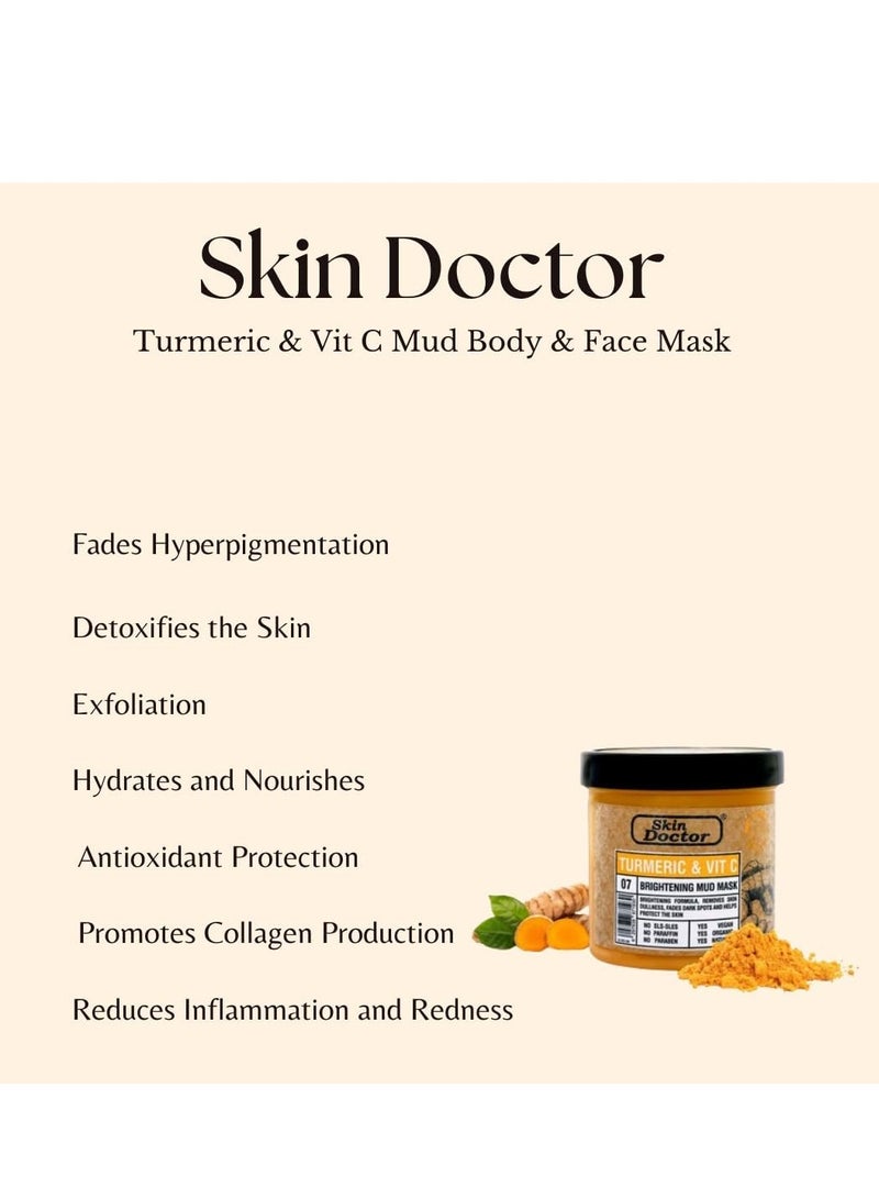Skin Doctor Turmeric & Vitamin C Brightening Mud Mask - Image 3