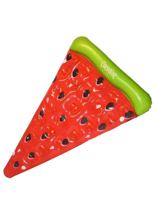 Coconut Float Coconut Outdoor Glitter Watermelon Slice Pool Float - Inflatable Raft - Durable Long Lasting Lounger Float and Water Toy - Fun Decoration for Parties, Events - Ages 8+ Years - Image 1