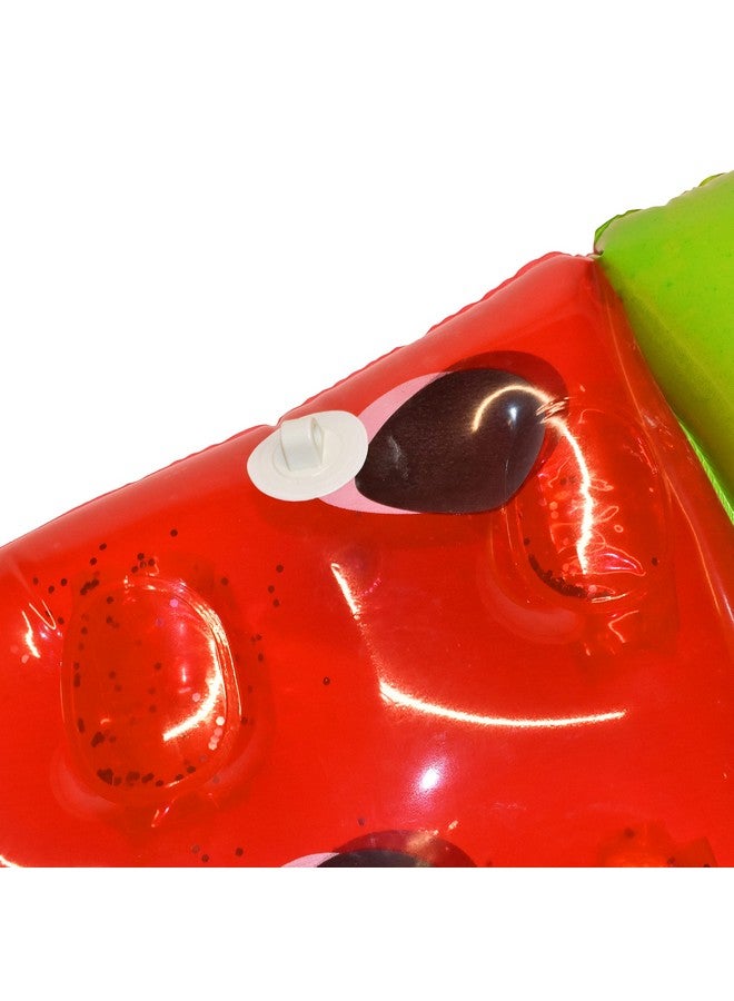 Coconut Float Coconut Outdoor Glitter Watermelon Slice Pool Float - Inflatable Raft - Durable Long Lasting Lounger Float and Water Toy - Fun Decoration for Parties, Events - Ages 8+ Years - Image 2