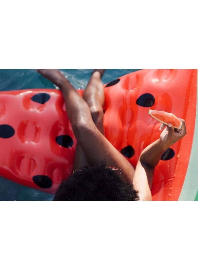 Coconut Float Coconut Outdoor Glitter Watermelon Slice Pool Float - Inflatable Raft - Durable Long Lasting Lounger Float and Water Toy - Fun Decoration for Parties, Events - Ages 8+ Years - Image 4