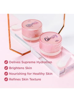 Touch in Sol TOUCH IN SOL Pretty Filter Glassy Skin Balm Primer 1.05 oz. - Skin Smooth Moisturizing Primer before Makeup - Natural Glow Face Cream Moisturizer with Shea Butter and Rose Flower Water  - Image 3