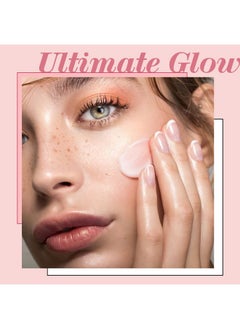 Touch in Sol TOUCH IN SOL Pretty Filter Glassy Skin Balm Primer 1.05 oz. - Skin Smooth Moisturizing Primer before Makeup - Natural Glow Face Cream Moisturizer with Shea Butter and Rose Flower Water  - Image 5
