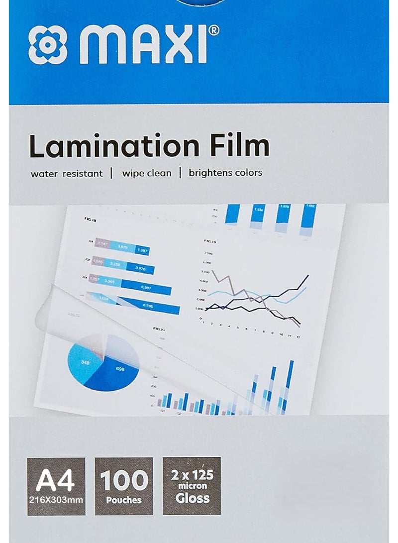 Maxi Lamination Film 216X303Mm Box Of 100Pc-A4 Size - Image 2
