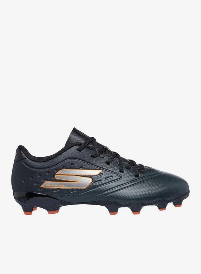SKECHERS Boys Jr Youth Fg Lace-Up Football Shoes - 252060L-Bkor-Cp