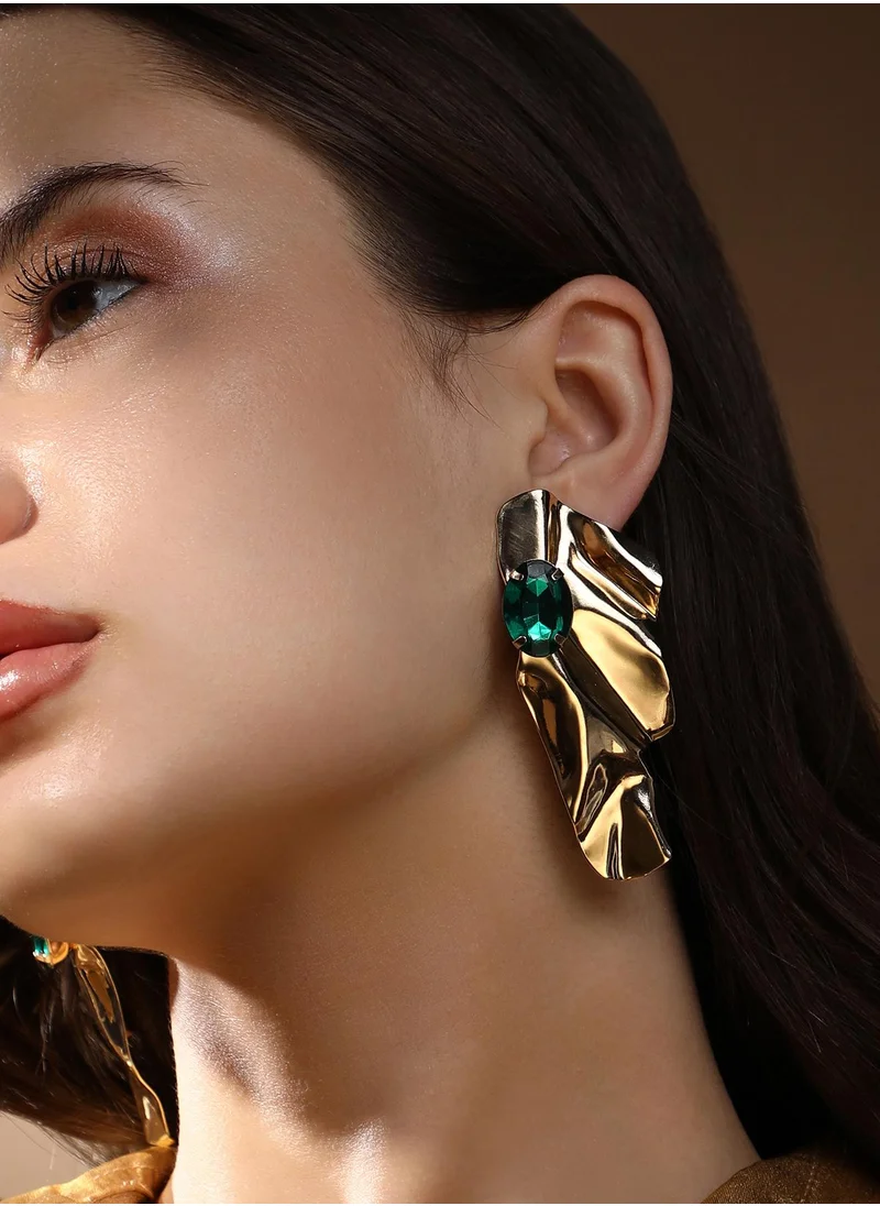 سوهي Women's The Shard-Gem Drop Earrings