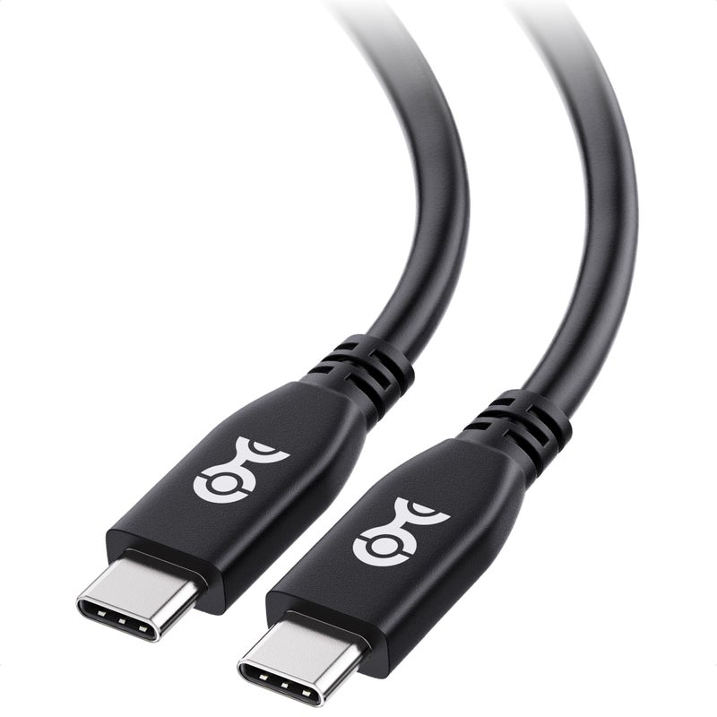Cable Matters 40Gbps USB 4 Cable - 6.6ft, Supports Up to [8K@60Hz / 4K@240Hz Video, 240W Charging, 40Gbps Data Transfer] USB4 Cable, Black, Compatible with Thunderbolt 4, MacBook, XPS, Surface Pro - Image 1