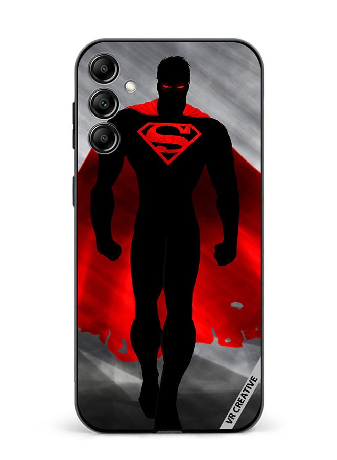VR CREATIVE Protective Case Cover For Samsung Galaxy A34 Superman Black And Red Design Multicolour - Image 1