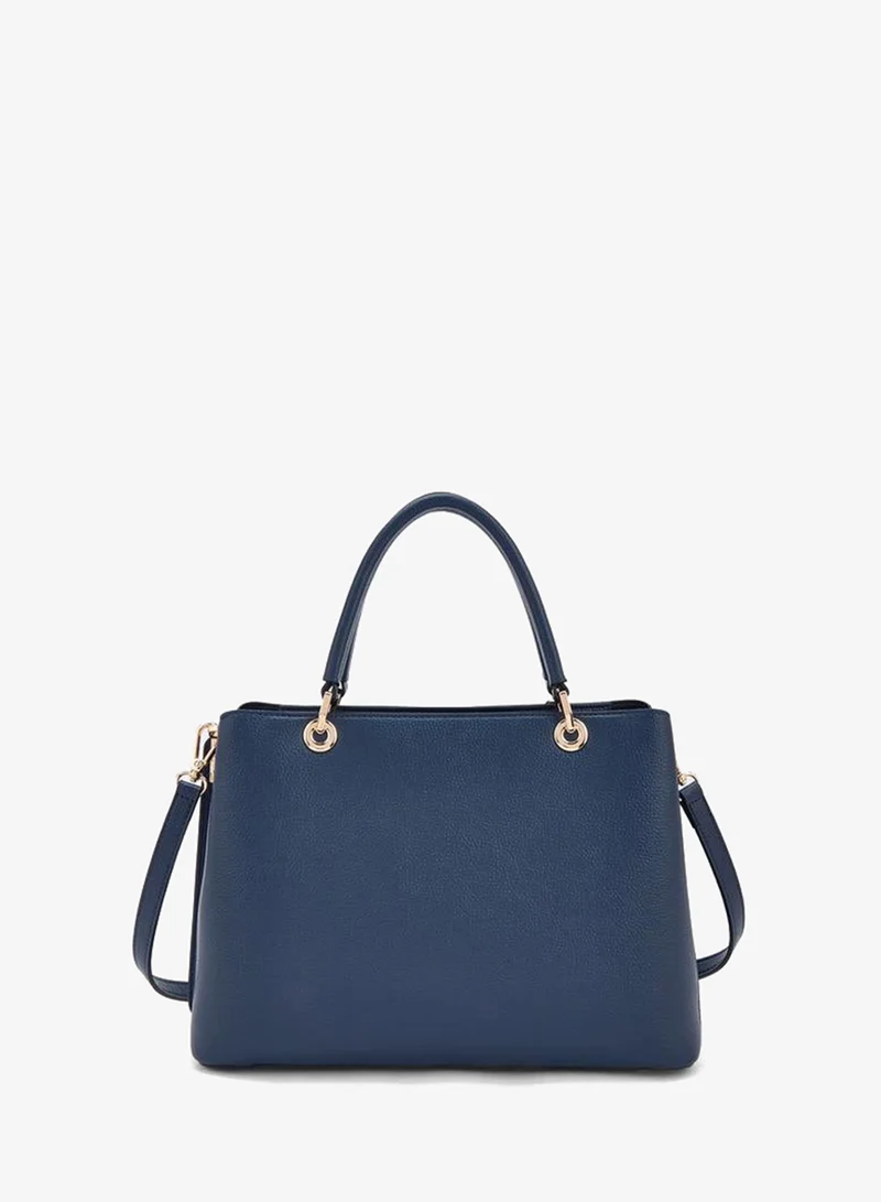 Celeste NAVY Chain Accent Tote Bag With Detachable Strap for Women | Best Price UAE