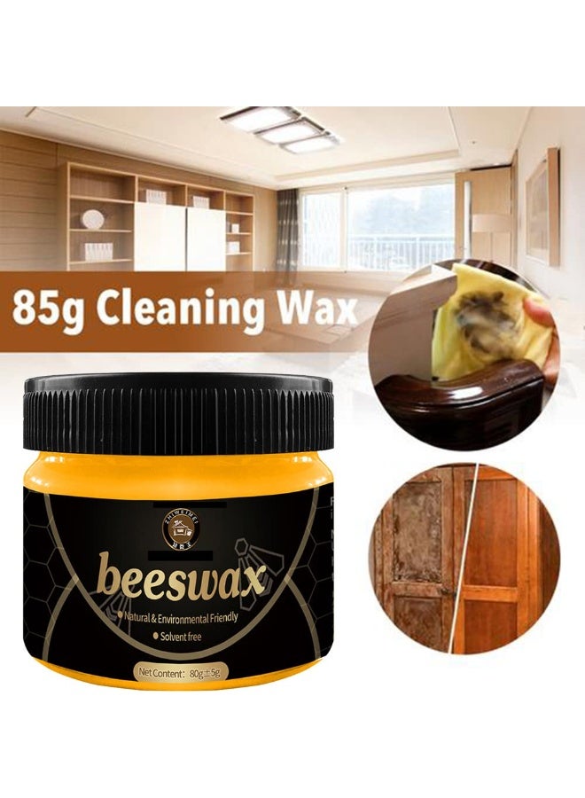 KELHOE Natural Multipurpose Beeswax Wood Polish for Furniture, Floor, and Doors - 85g - Image 2