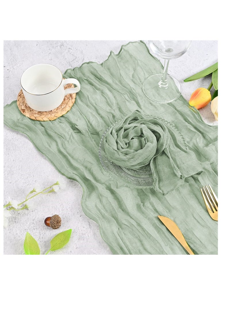 Bali Yarn Pleated Napkin Table Cloth Decoration Wedding Party Evening Napkin Placemat  - Image 3