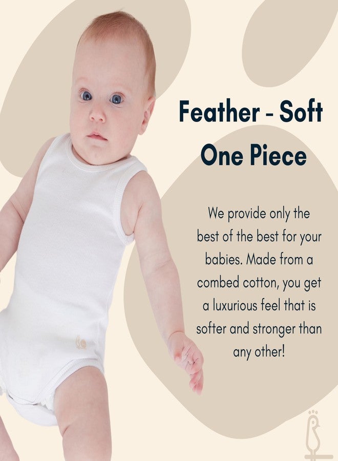 Feathers Baby Super Soft Cotton Onepiece Bodysuit Undershirt - Image 2