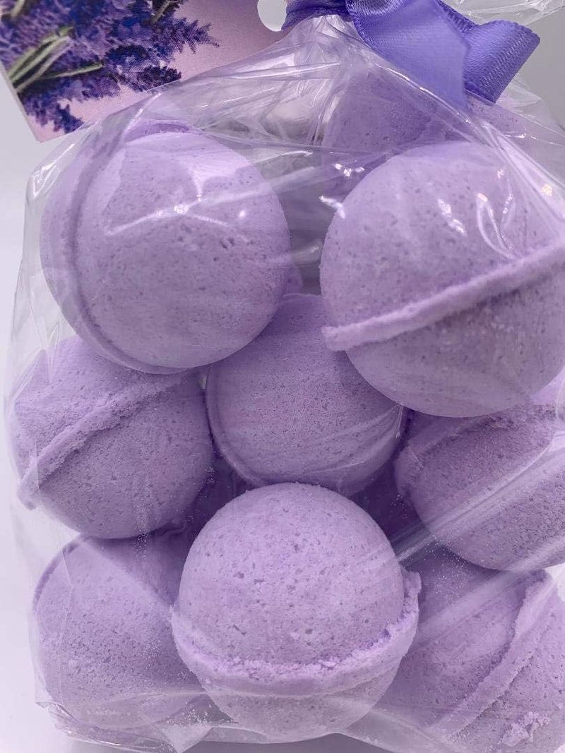 Spa Pure BLACK RASPBERRY VANILLA 14 Bath Bomb Fizzies with Shea Butter Ultra Moisturizing 12 Oz Great for Dry Skin Black Raspberry Vanilla FBA - Image 2