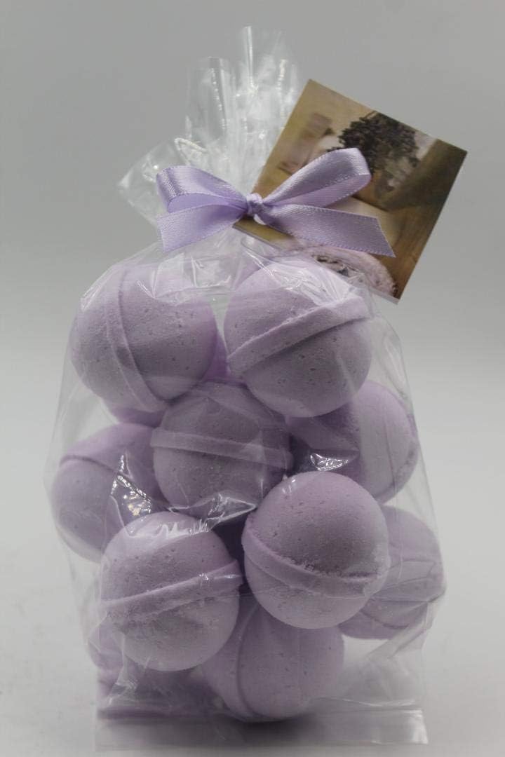 Spa Pure BLACK RASPBERRY VANILLA 14 Bath Bomb Fizzies with Shea Butter Ultra Moisturizing 12 Oz Great for Dry Skin Black Raspberry Vanilla FBA - Image 1