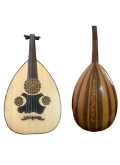 hoormusic oud half lux made by sharif hajaj with bag and picks 