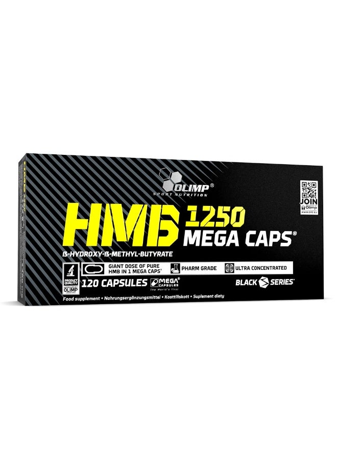 أولمب كبسولات HMB 120 كبسولة 1250 ملغ - دعم متقدم للأحماض الأمينية لأسلوب حياة نشط والحفاظ على العضلات