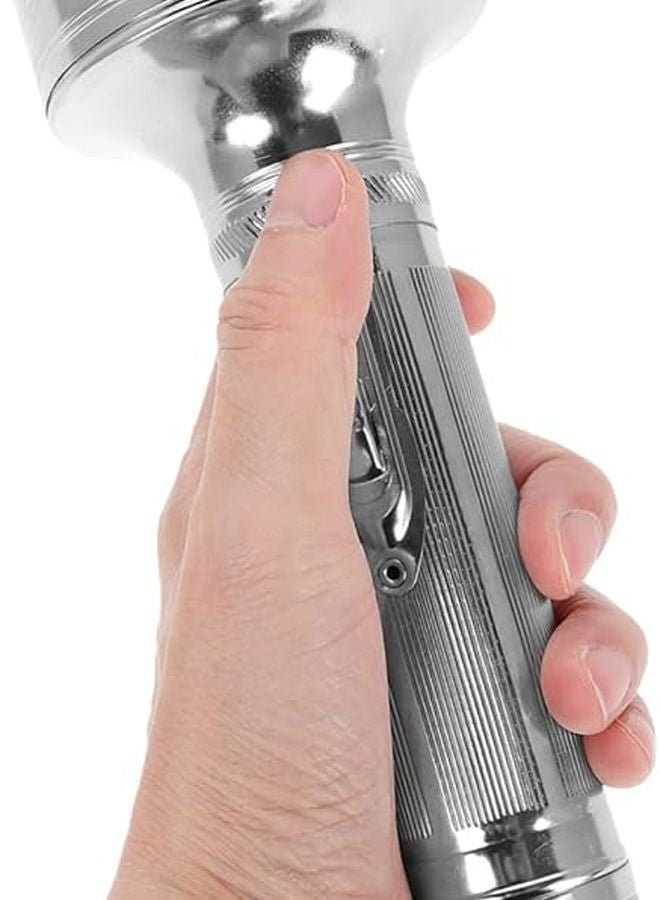 Vintage Aluminum Flashlight Portable Old Fashioned Torch for Outdoor Night Use - Image 4