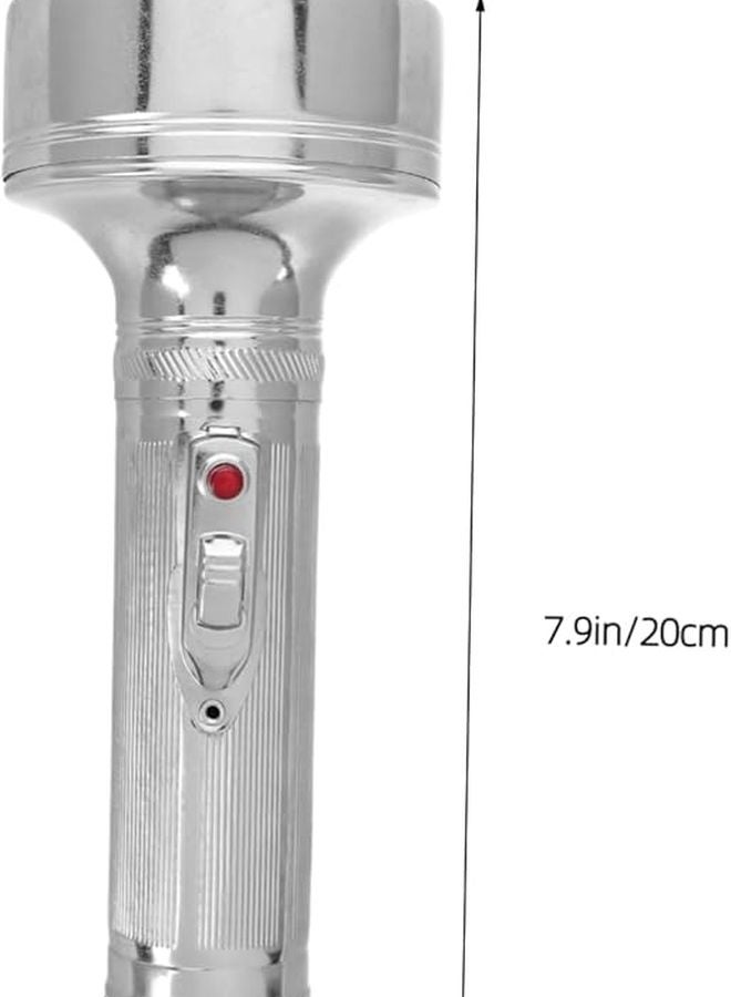 Vintage Aluminum Flashlight Portable Old Fashioned Torch for Outdoor Night Use - Image 3