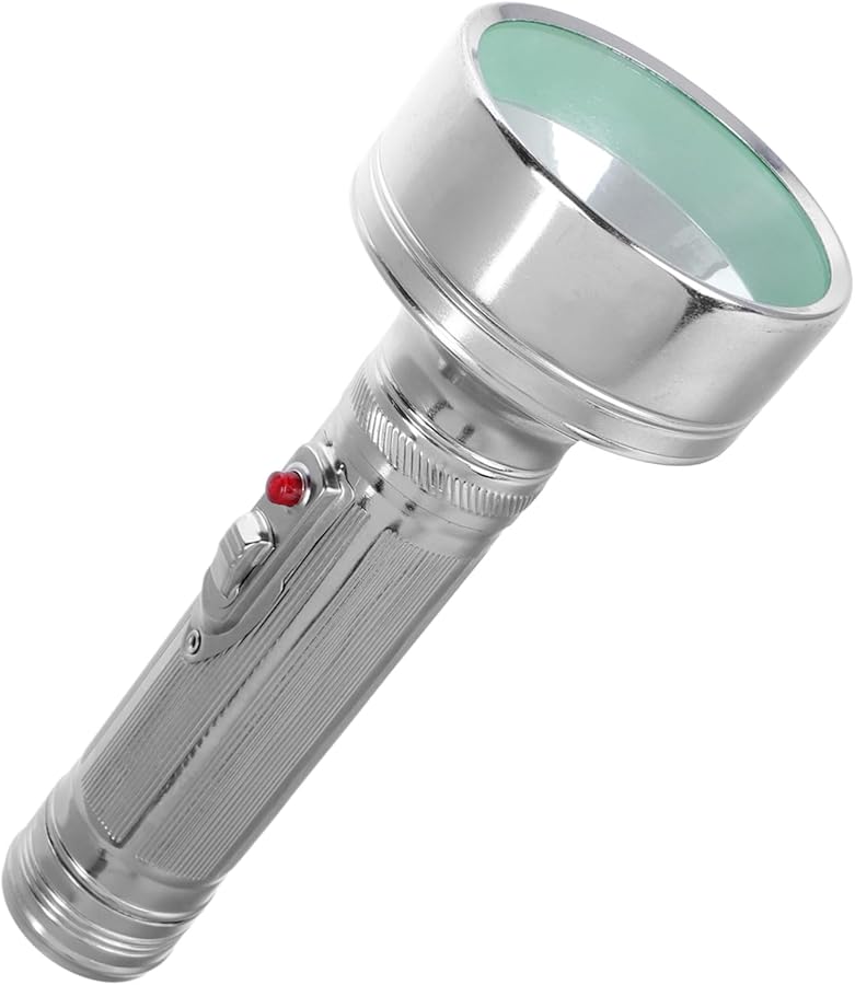 Vintage Aluminum Flashlight Portable Old Fashioned Torch for Outdoor Night Use - Image 2