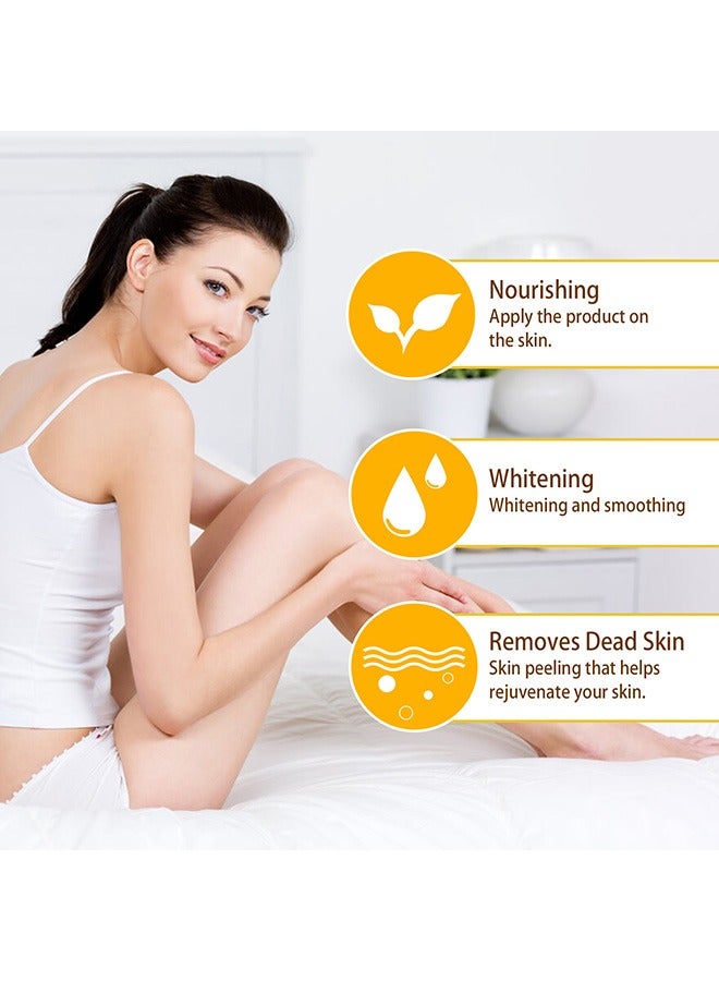 OUHOE 100ml Super Strength Yellow Peeling Oil Exfoliating Dark Skin for Body, Yellow Peeling Oil Body Whitening Skins, Butter Peeling Lightening Brighten Complexion for Cleansing and Moisturizing - Image 2