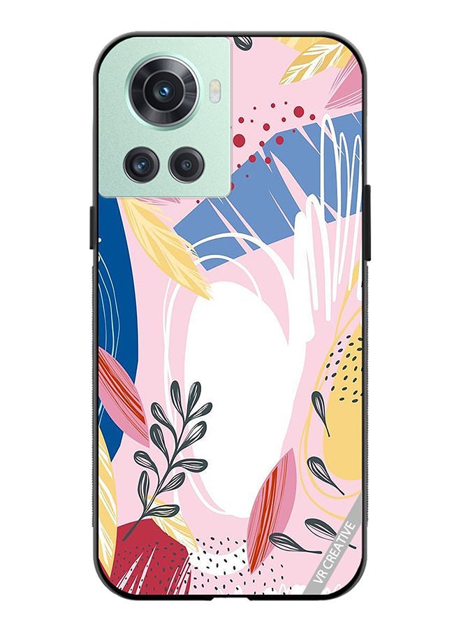 VR CREATIVE Protective Case Cover For OnePlus 10R Flower Design Multicolour - Image 1