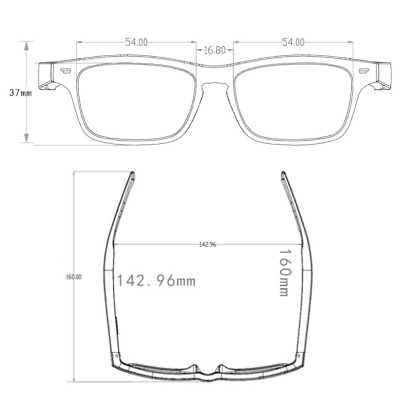 Smart Audio Glasses with BT, Polarized/Anti-Blue Light Smart Glasses Built-in Mic & Speakers for Clear Songs & Calls - Image 2