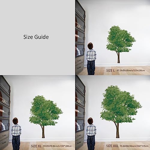 astrkiz Extra Huge Trees Wall Decals Peel and Stick, Self Adhesive PVC Realistic Tree Forest Wall Mural Sticker, Precut Maple Tree Wall Art Decor for Kids Bedroom Playroom Nursery Room, 70.86"x88.58" - Image 4