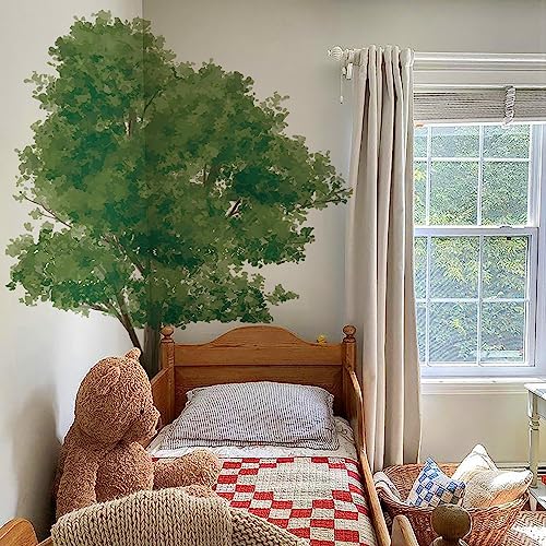 astrkiz Extra Huge Trees Wall Decals Peel and Stick, Self Adhesive PVC Realistic Tree Forest Wall Mural Sticker, Precut Maple Tree Wall Art Decor for Kids Bedroom Playroom Nursery Room, 70.86"x88.58" - Image 1