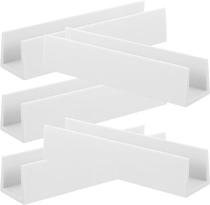 POPETPOP U Shape Pet Gate Groove Reinforcement Set 5Pcs - Support Stabilizer for Dog Gates Baby Gates and Pet Fences Reduces Shaking Fits Doorways and Stairs Durable Safety Accessory - Image 1