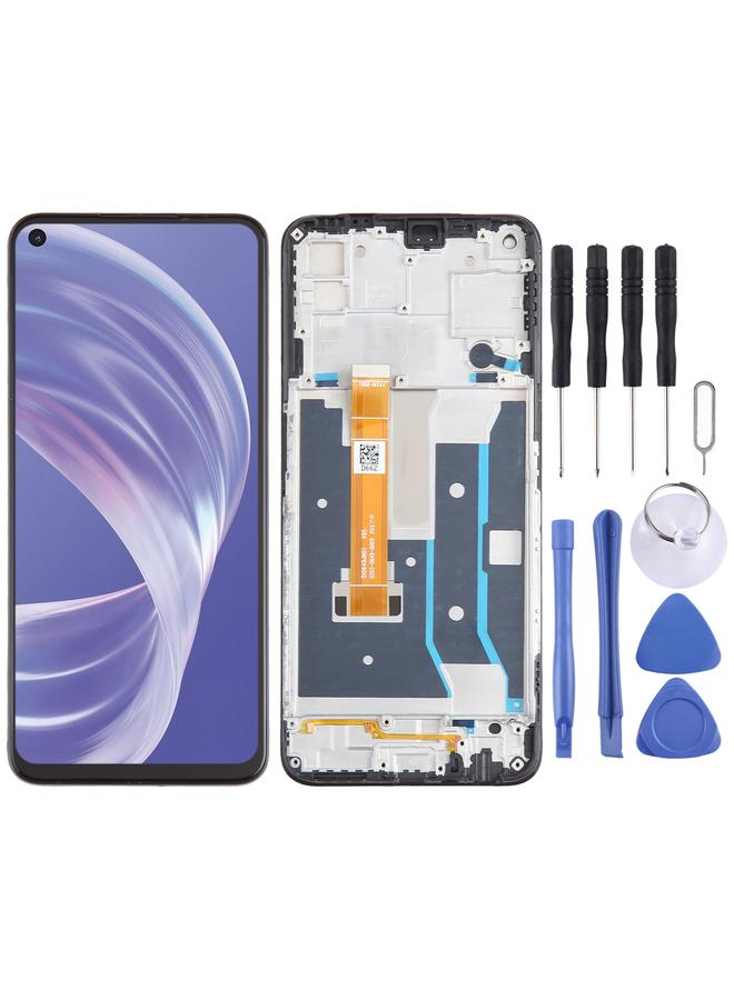 erorex Replacement For OPPO A73 5G OEM LCD Screen Digitizer Full Assembly with Frame - Image 1